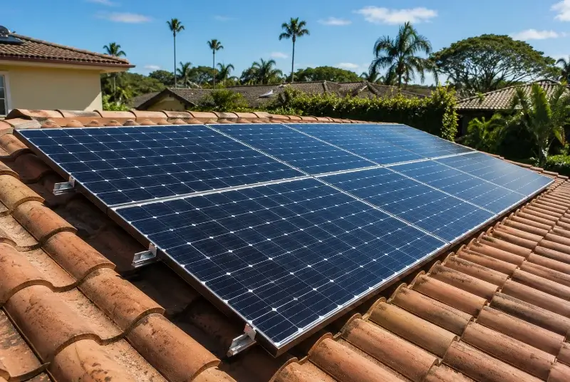 Installation de panneaux solaires à Mazan